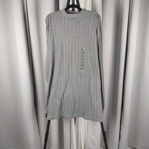 Northern Apparel Men's 100% Cotton Long Sleeve Gray Sweater Size XXL (NWT)